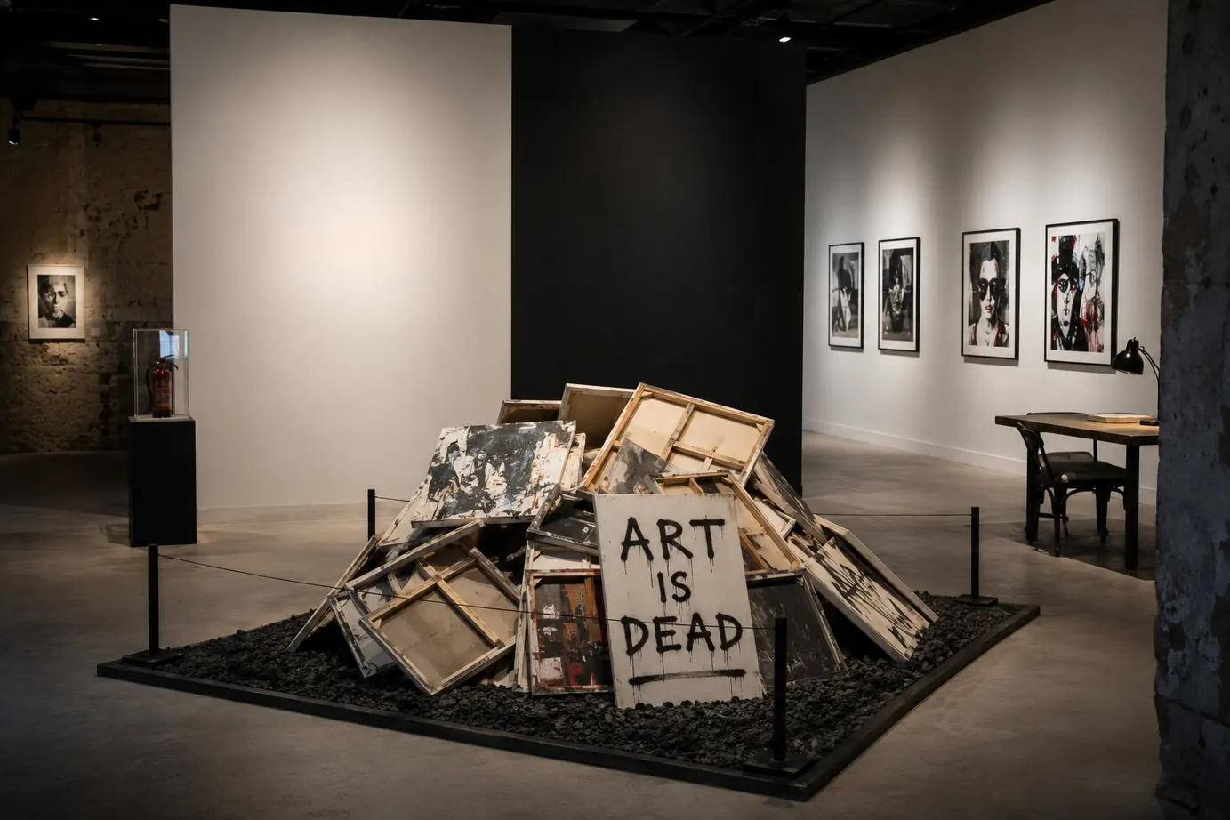 Art is Dead — exposition-performance de Léo Pansard