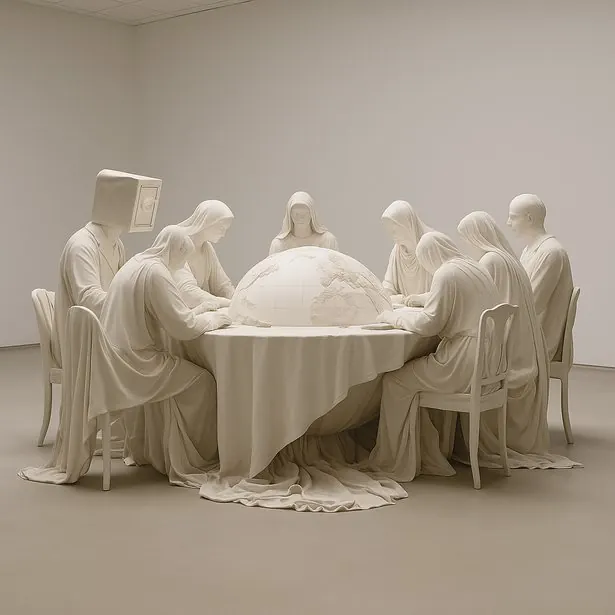 Le Banquet des Péchés — installation participative de Léo Pansard