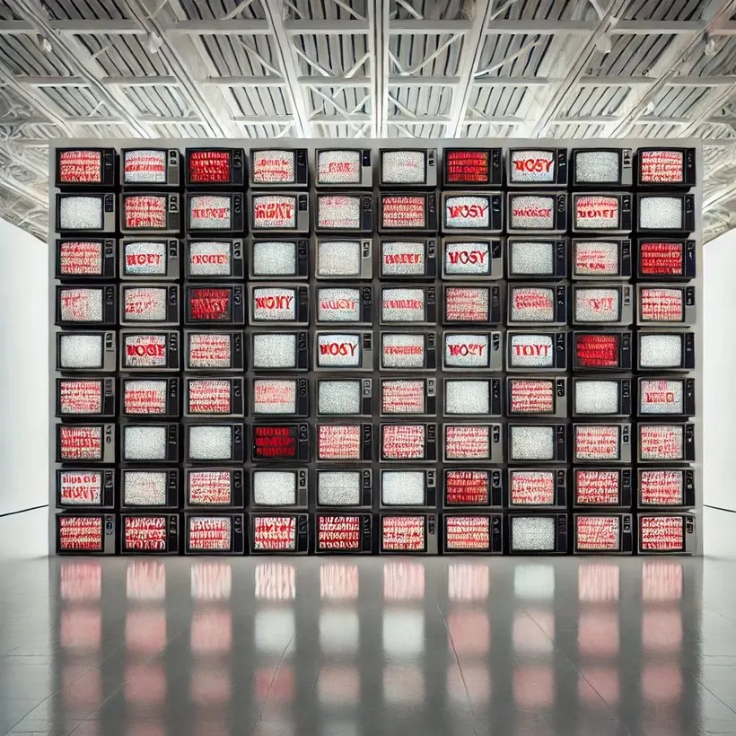 Le Mur de Lamentation — installation vidéo de Léo Pansard
